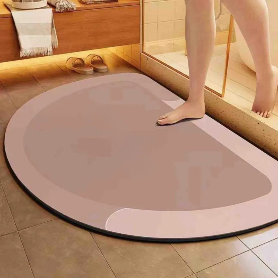 Sneldrogende Badmat Antislip Diatomeeënaarde 40-120cm Badkamer Douche Toilet Comfortabel Veilig Absorberend