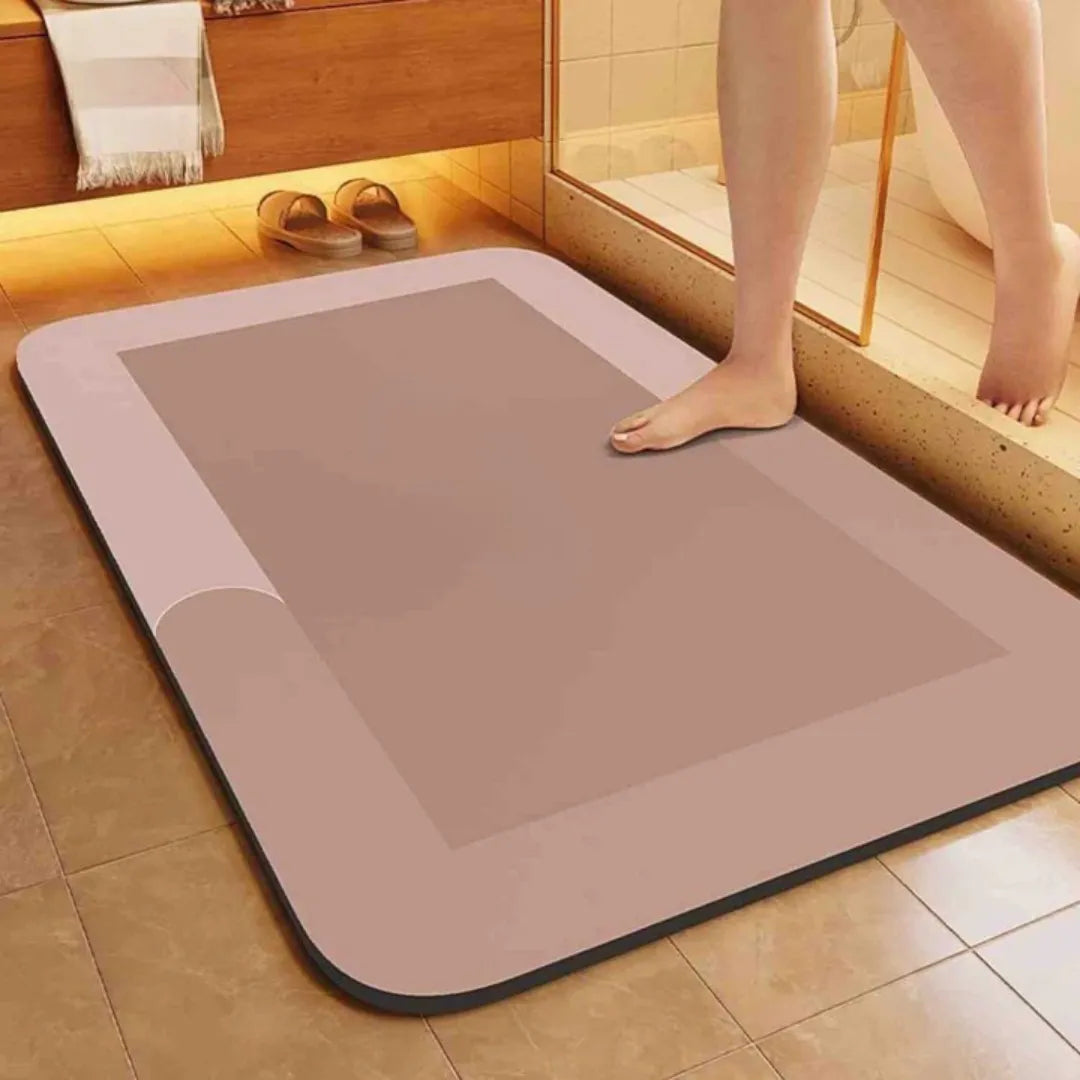 Sneldrogende Badmat Antislip Diatomeeënaarde 40-120cm Badkamer Douche Toilet Comfortabel Veilig Absorberend
