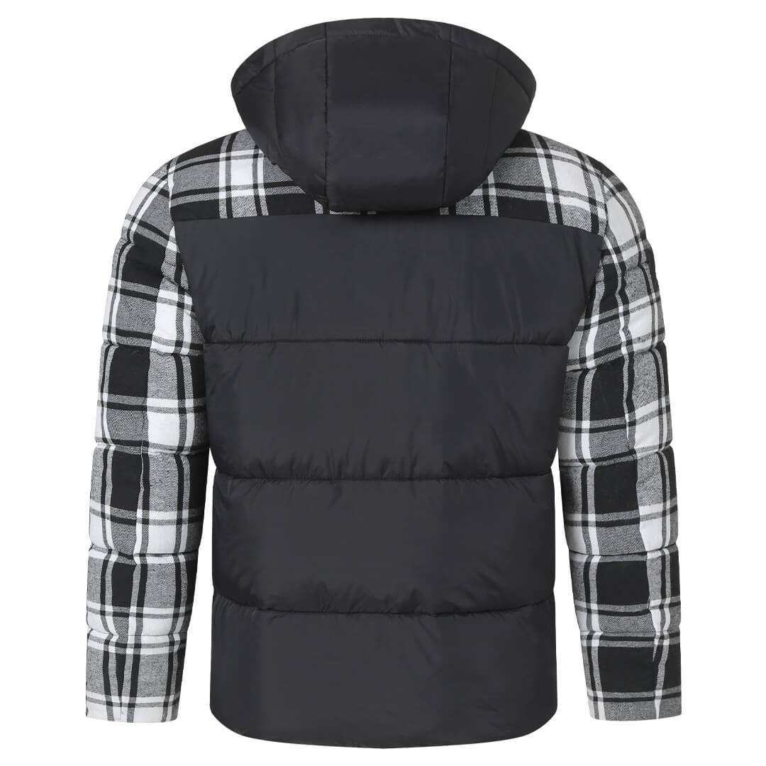 Geruite Gewatteerde Winterjas voor Dames en Heren - Lichtgewicht Isolerende Puffercoat Winterkleding