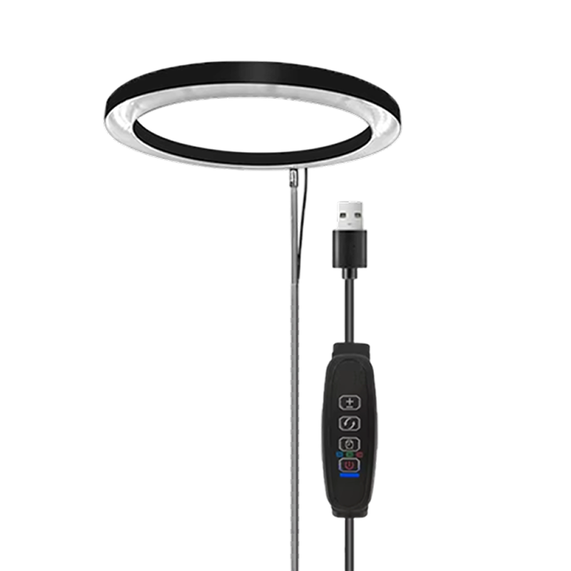 Verstelbare LED Groeilamp met Telescoopstandaard Automatische Timer Spectrum voor Sterke Kamerplanten