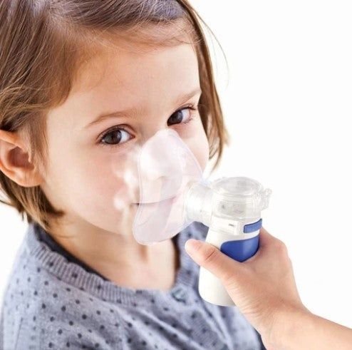 Draagbare Vernevelaar Oplaadbaar voor Ademhalingsproblemen Longklachten Astma Thuis Onderweg Reizen Inhalatie