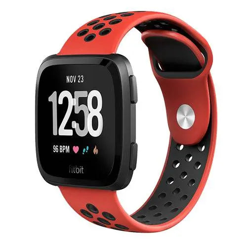Sporthorlogebandje met Antisweetlaag - Verstelbaar Fitbit Versa 2 Polsbandje voor Comfortabele Training
