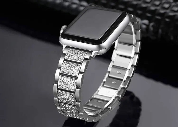 Roestvrij Stalen Horlogebandje met Beschermcase voor 38mm 40mm 42mm 44mm Smartwatch Metalen Polsband Stijlvol