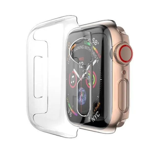 Beschermhoesje Smartwatch 40mm 44mm Gehard Glas Polycarbonaat Schermbeveiliging Horloge Accessoire Case