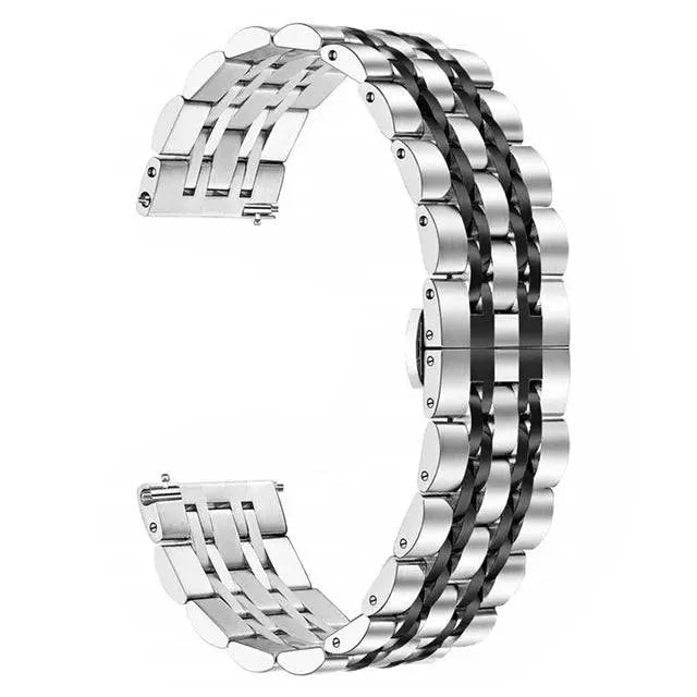 Roestvrijstalen Horlogeband 20mm 22mm Smartwatch Verstelbaar Stijlvol Polsband Metaal Universeel Accessoire