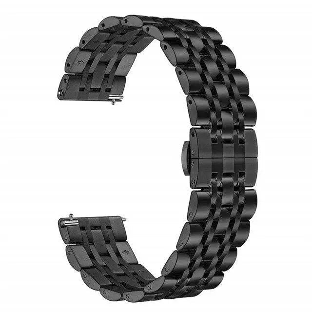 Roestvrijstalen Horlogeband 20mm 22mm Smartwatch Verstelbaar Stijlvol Polsband Metaal Universeel Accessoire