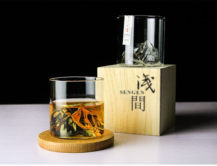 Kristallen Whiskeyglas met Japans Design - Luxe & Tijdloos