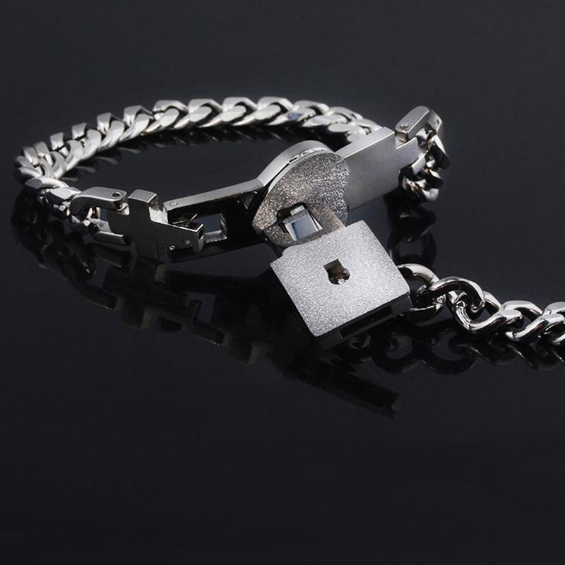 Luxe Partnersieraden Set met Hart Slot en Sleutel - Matching Armbanden voor Koppels