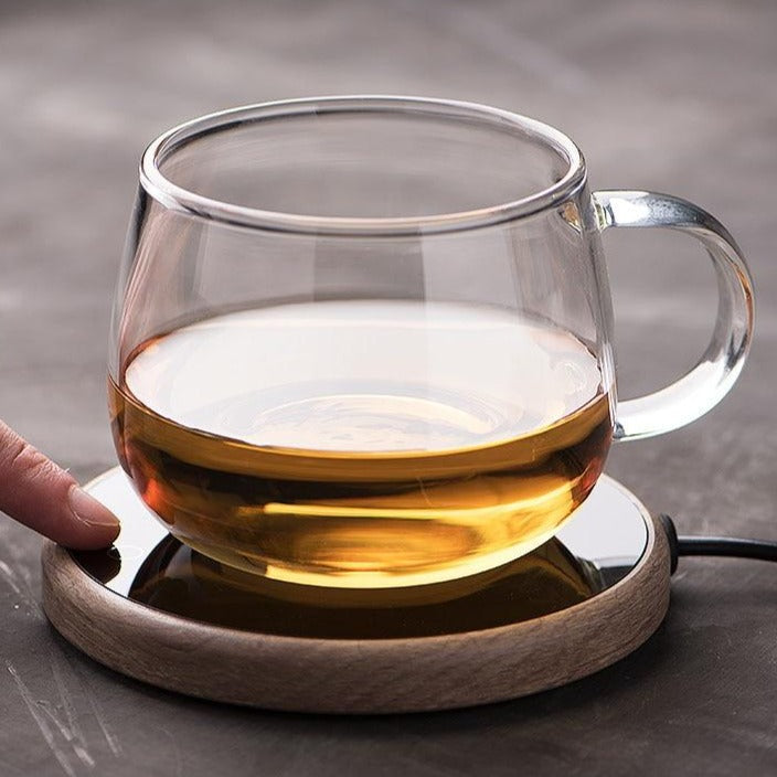Keramische Mokverwarmer met Temperatuurregeling - Smart Coaster voor Warme Koffie, Thee en Drankjes - Auto-Uitschakeling en Waterdicht