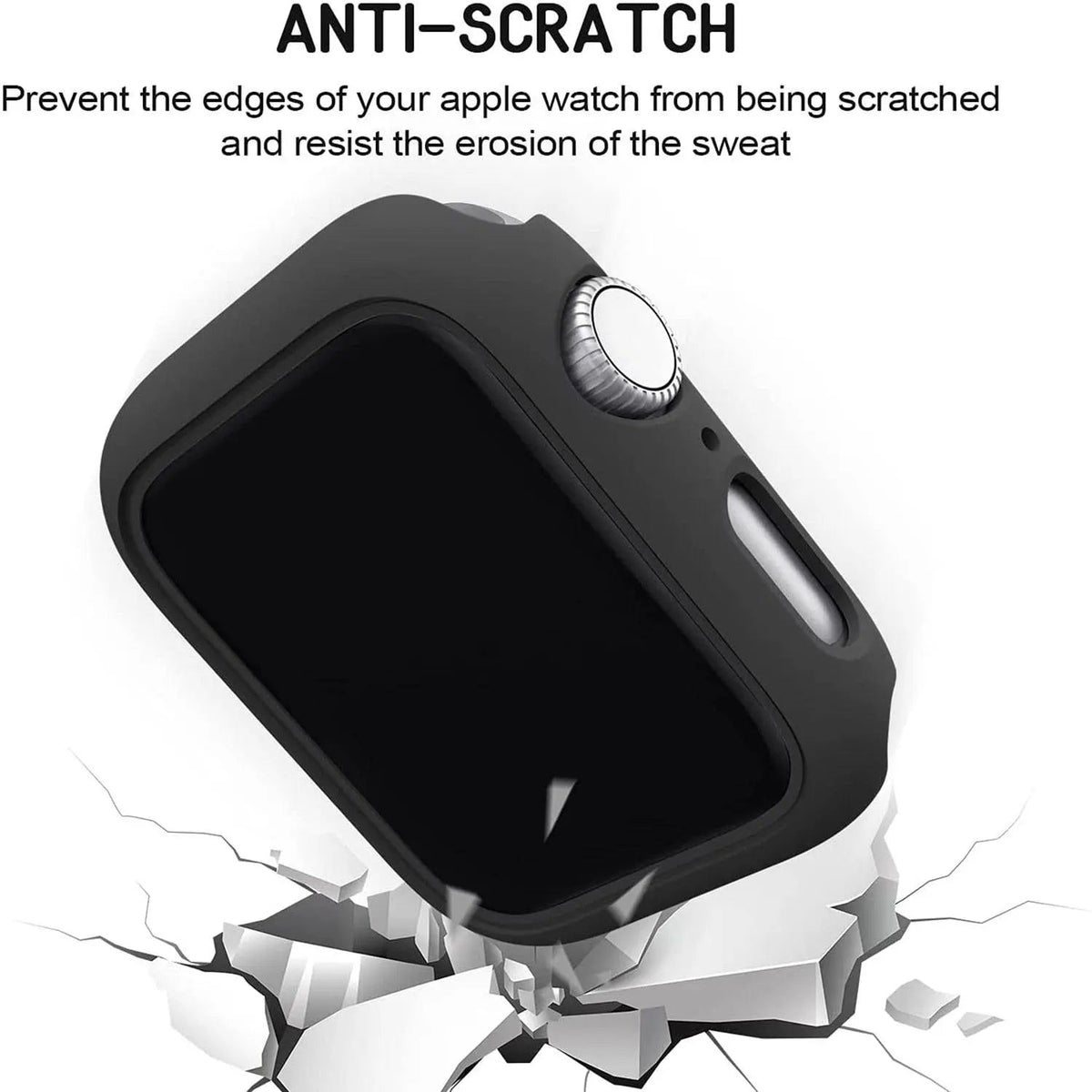Beschermhoes met Geïntegreerde Schermbescherming voor Smartwatch 41mm en 45mm Series 7 Compatibel Horloges