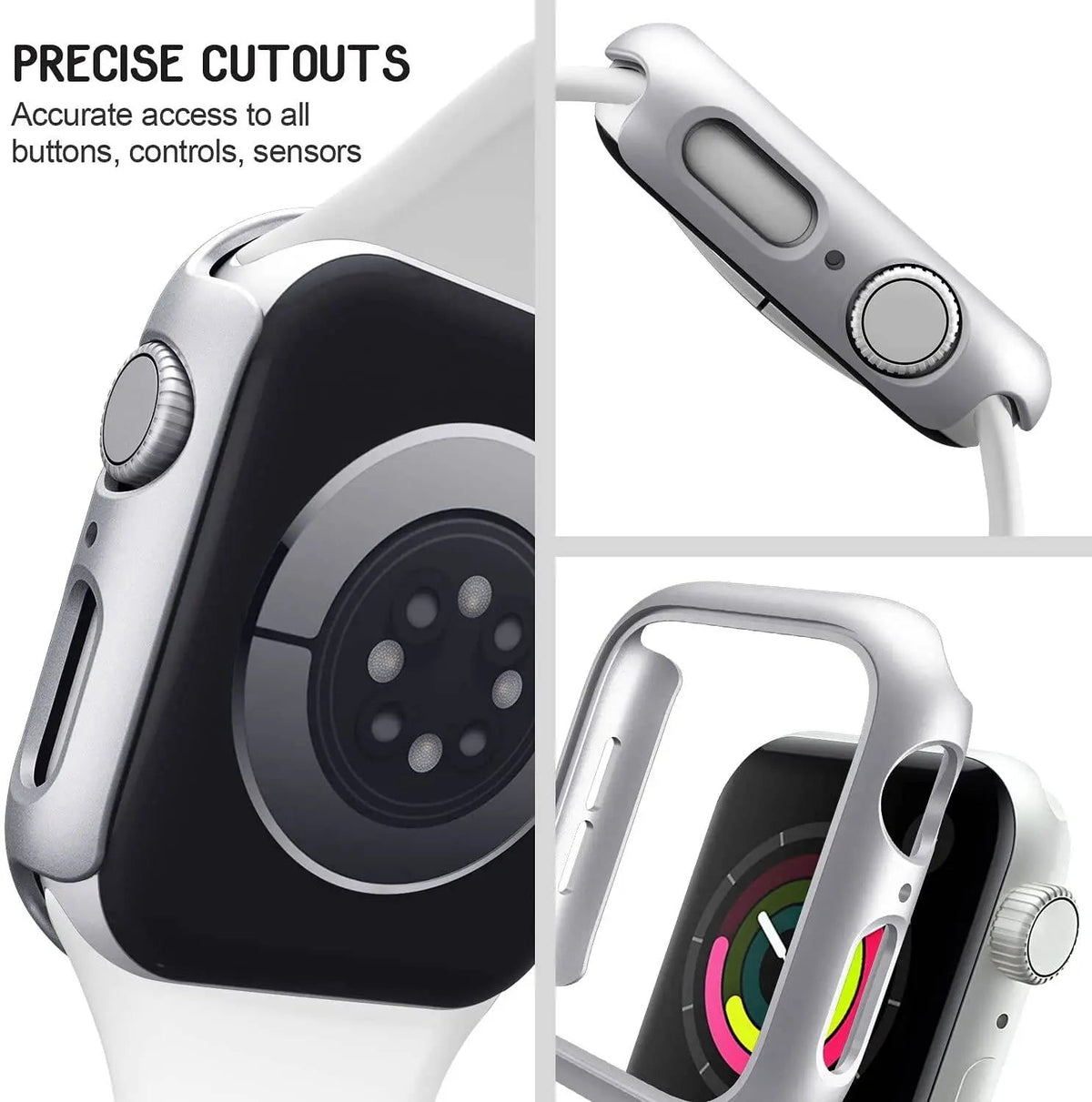 Beschermhoes met Geïntegreerde Schermbescherming voor Smartwatch 41mm en 45mm Series 7 Compatibel Horloges