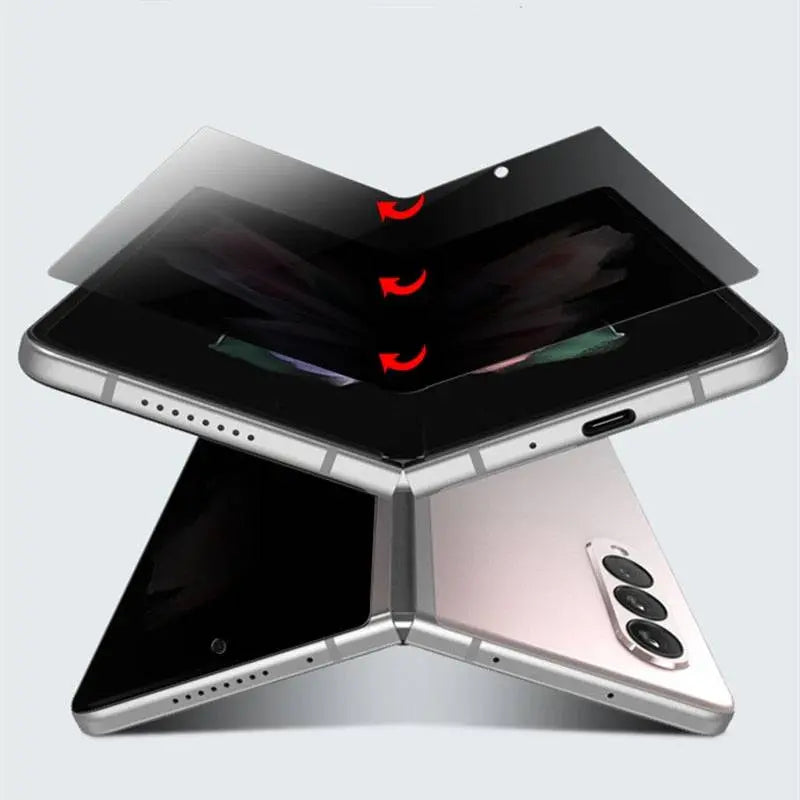Privacy Schermbeschermer Gehard Glas voor Vouwbare Smartphone Z Fold 3 Anti-Gluur Bescherming Screen Protector