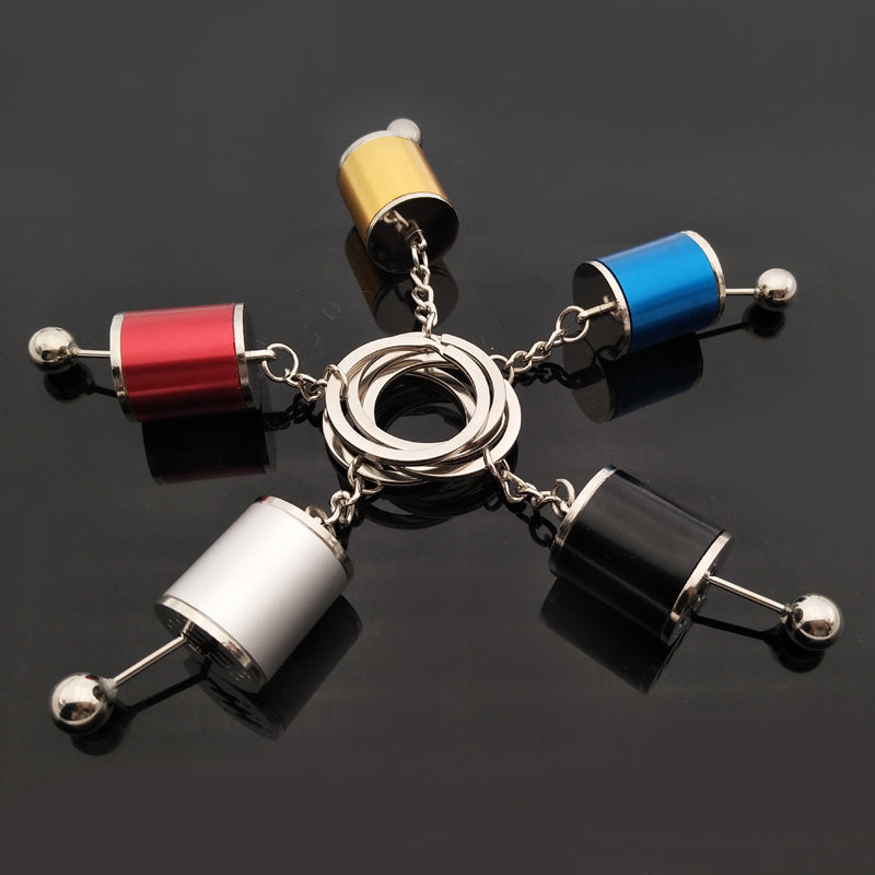 Handmatige Versnellingspook Sleutelhanger - Realistische 6-Versnellingen Design voor Autoliefhebbers