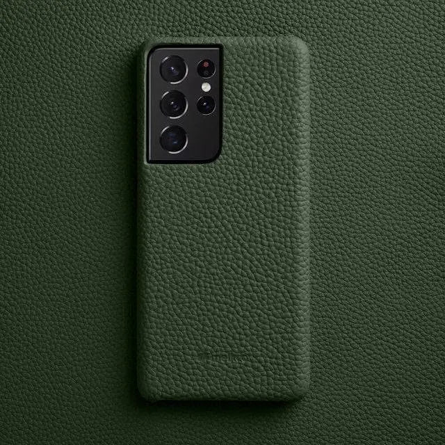 Lederen Telefoonhoesje met Kaartvakjes voor Samsung Galaxy S22 S21 S20 Ultra Plus Stijlvolle Bescherming