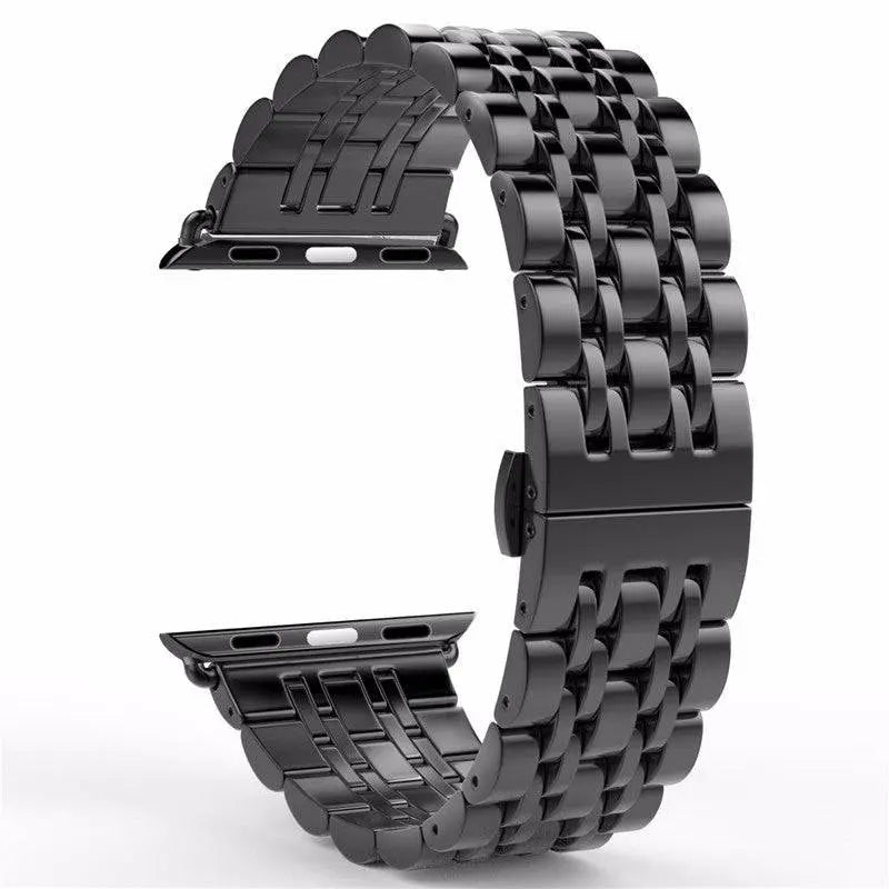 Schakelarmband Smartwatch 38-49mm Siliconen Polsband Sporthorloge Zwart Zilver Goud Verstelbaar Universeel