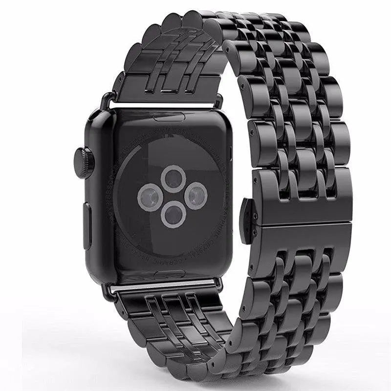 Schakelarmband Smartwatch 38-49mm Siliconen Polsband Sporthorloge Zwart Zilver Goud Verstelbaar Universeel