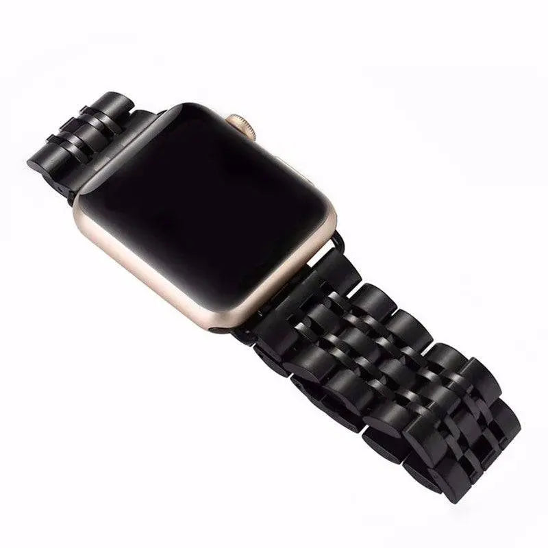Schakelarmband Smartwatch 38-49mm Siliconen Polsband Sporthorloge Zwart Zilver Goud Verstelbaar Universeel