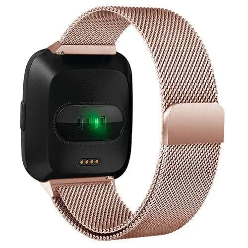 Verstelbare Horlogeband Roestvrij Staal Mesh Loop met Magnetische Sluiting voor Smartwatch Polsband Accessoire