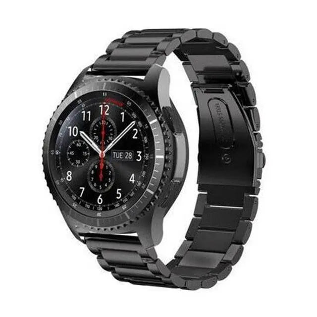 Roestvrijstalen Smartwatch Bandje 18mm 20mm 22mm 23mm Verstelbaar Metalen Horlogeband Premium Universeel