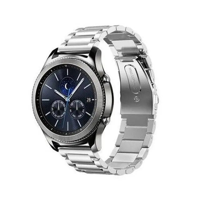 Roestvrijstalen Smartwatch Bandje 18mm 20mm 22mm 23mm Verstelbaar Metalen Horlogeband Premium Universeel