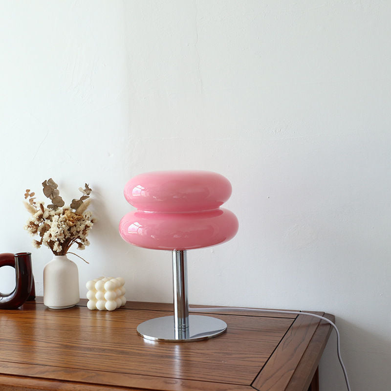 Tafellamp Glazen Ei Italiaans Designer Design LED Dimbaar Slaapkamer Woonkamer Studeerkamer Sfeerverlichting Draaiknop IJzer Glas