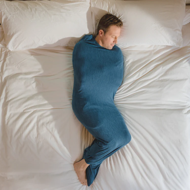 Draagbare Slaapcocon met Compressietherapie voor Diepe Ontspanning en Stressvermindering Volwassenen Grijs