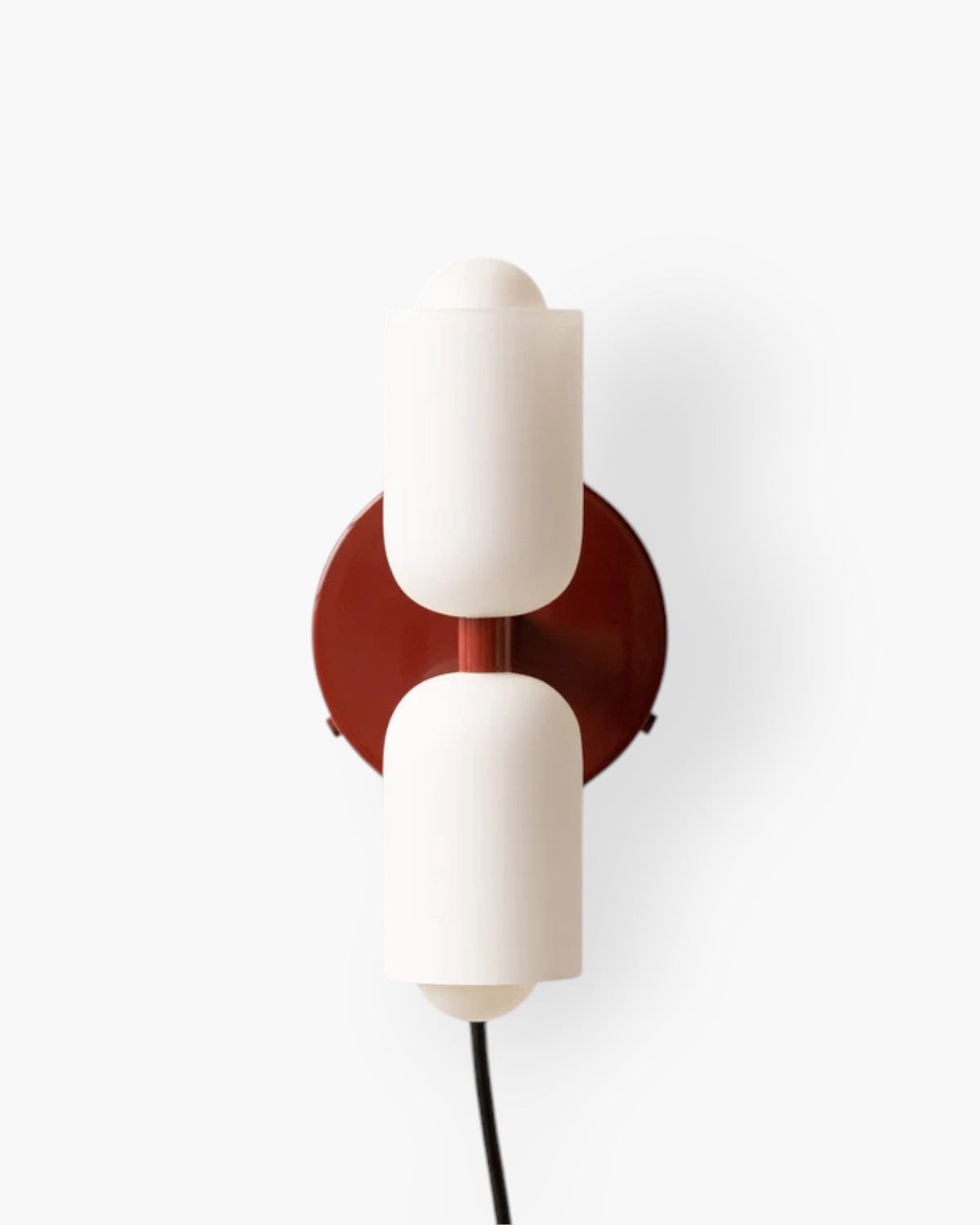 Wandlamp met Dubbele Glazen Kappen voor Slaapkamer en Woonkamer - E27 Wandverlichting