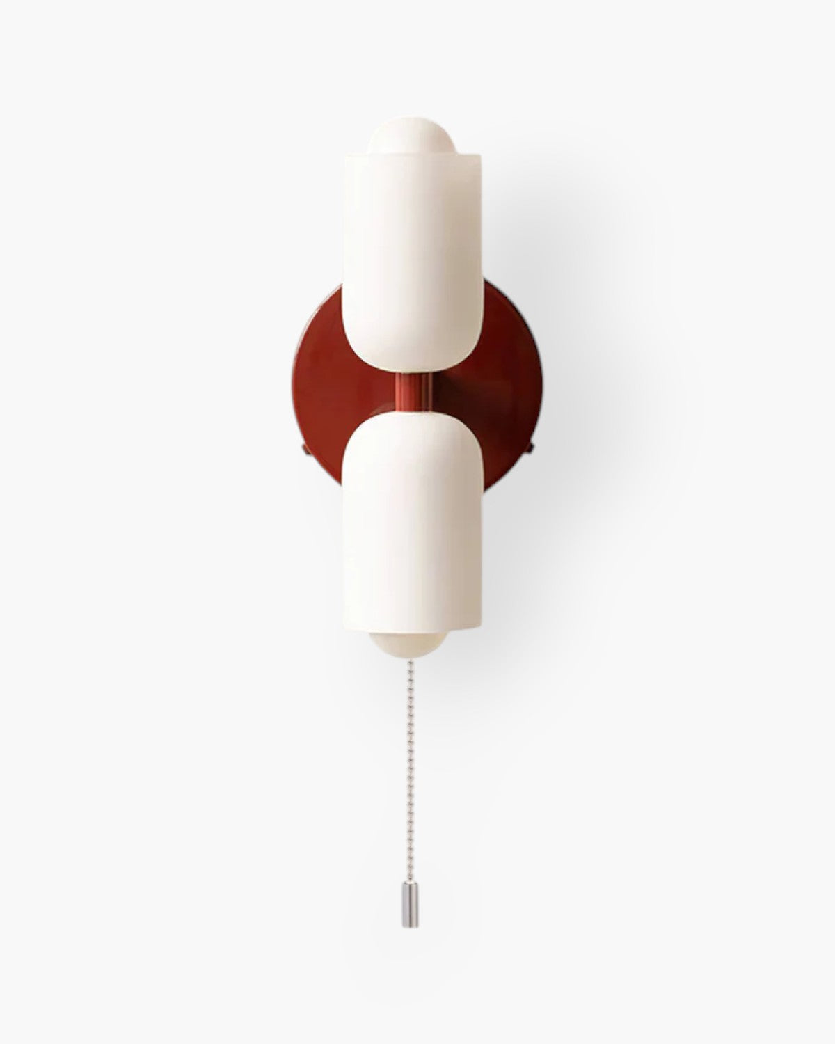 Wandlamp met Dubbele Glazen Kappen voor Slaapkamer en Woonkamer - E27 Wandverlichting