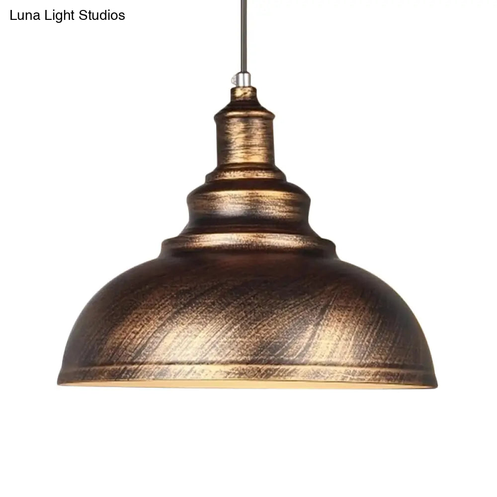 Metalen Hanglamp Kom Roestiek Industrieel E26/E27 Eetkamer Plafondverlichting Zwart Wit Roest Woonkamer