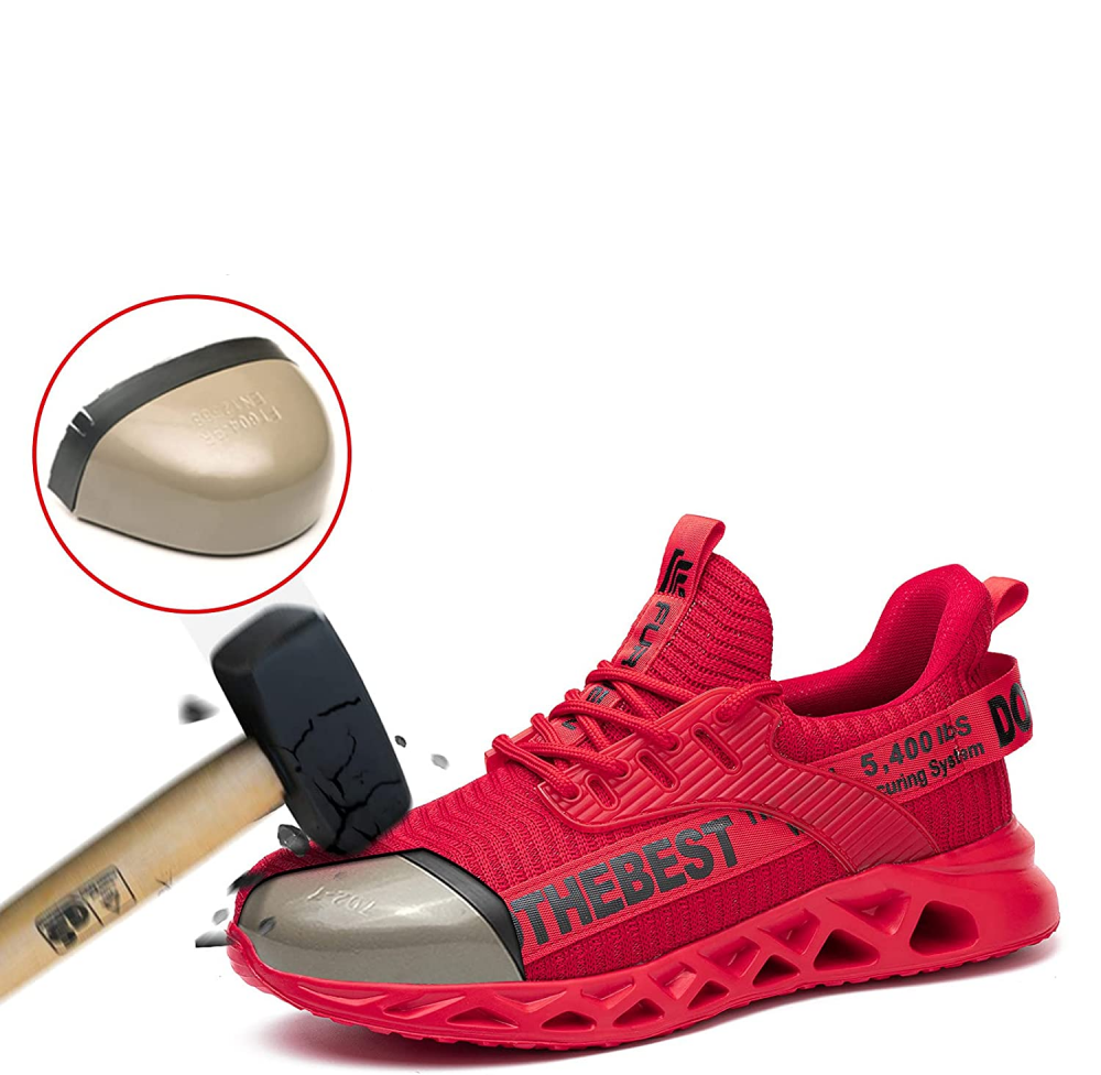 Veiligheidsschoenen Ultralight S3 met Stalen Neus en Kevlar Antislip Zool Maat 40-47 Werk- en Bouwschoenen