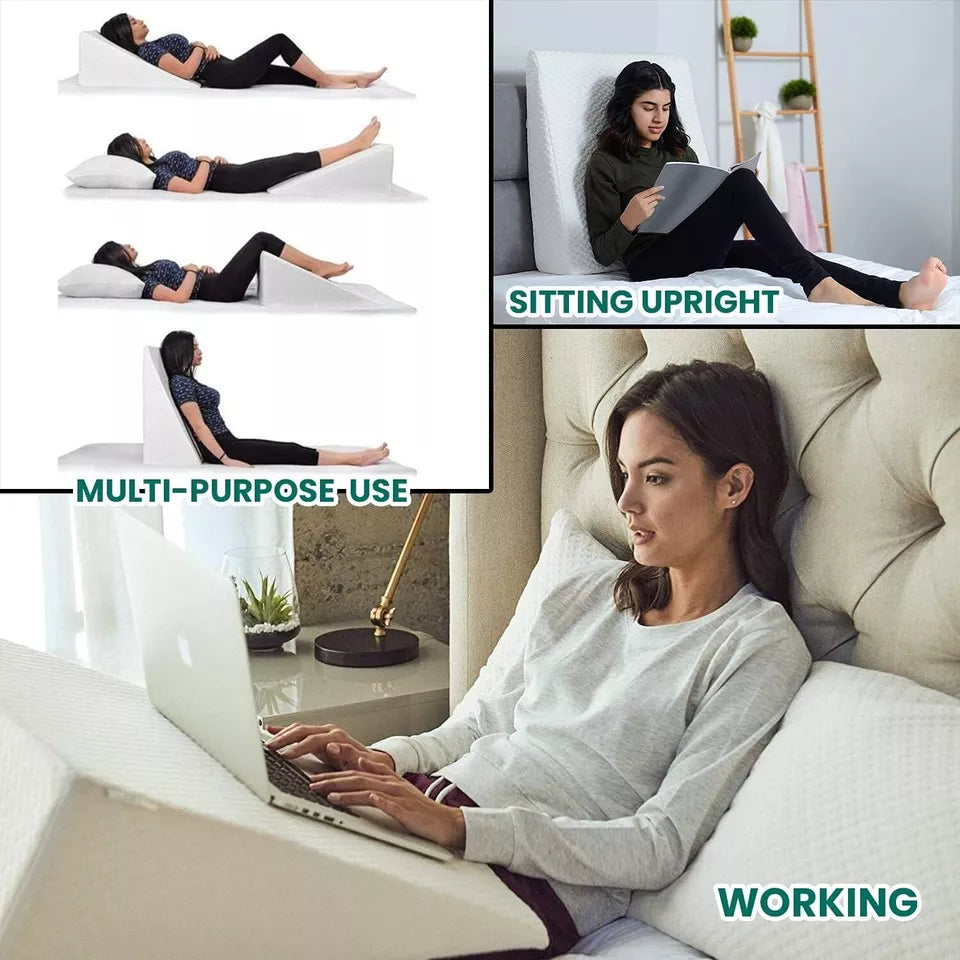 Ergonomische Kussensloop Kilekussen - Ondersteunt Rug, Nek & Betere Nachtrust