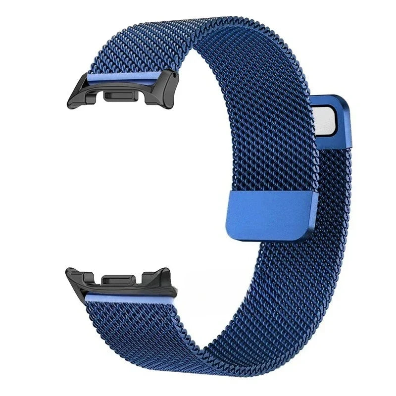 Milanese Mesh Horlogeband Magnetisch Roestvrij Staal Smartwatch Verstelbaar Ademend Polsband Universeel