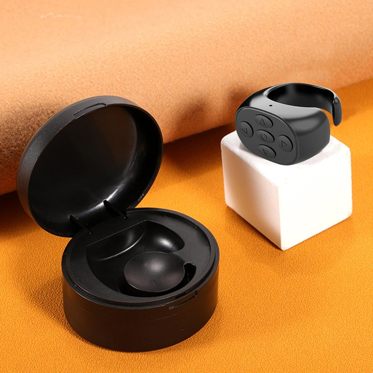 Bluetooth Scrollring voor Handsfree Bladeren Scrollen Zwart Wit Roze Smartphones Tablets Mobiele Apparaten