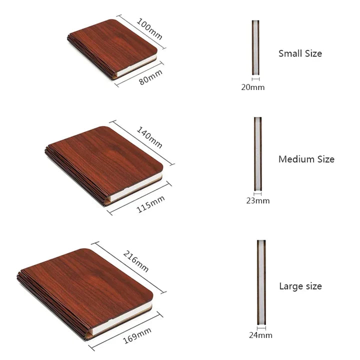 Boeklamp LED met Warm Licht - Decoratieve Houten Lamp in Boekvorm voor Sfeervolle Verlichting