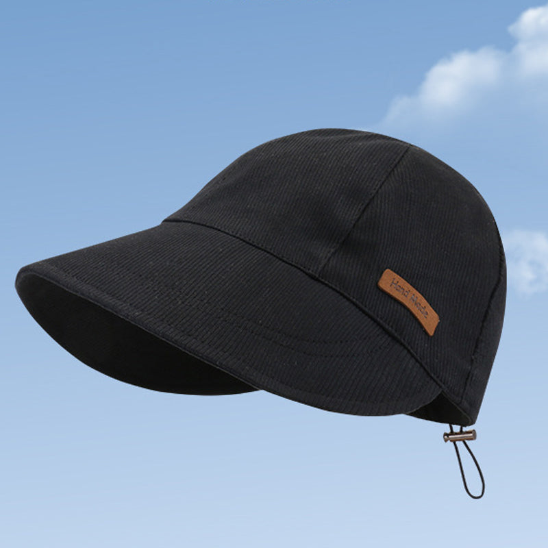 Opvouwbare Zonnehoed met UV-Bescherming voor Dames - Ademend & Verstelbaar - Beige, Zwart, Khaki