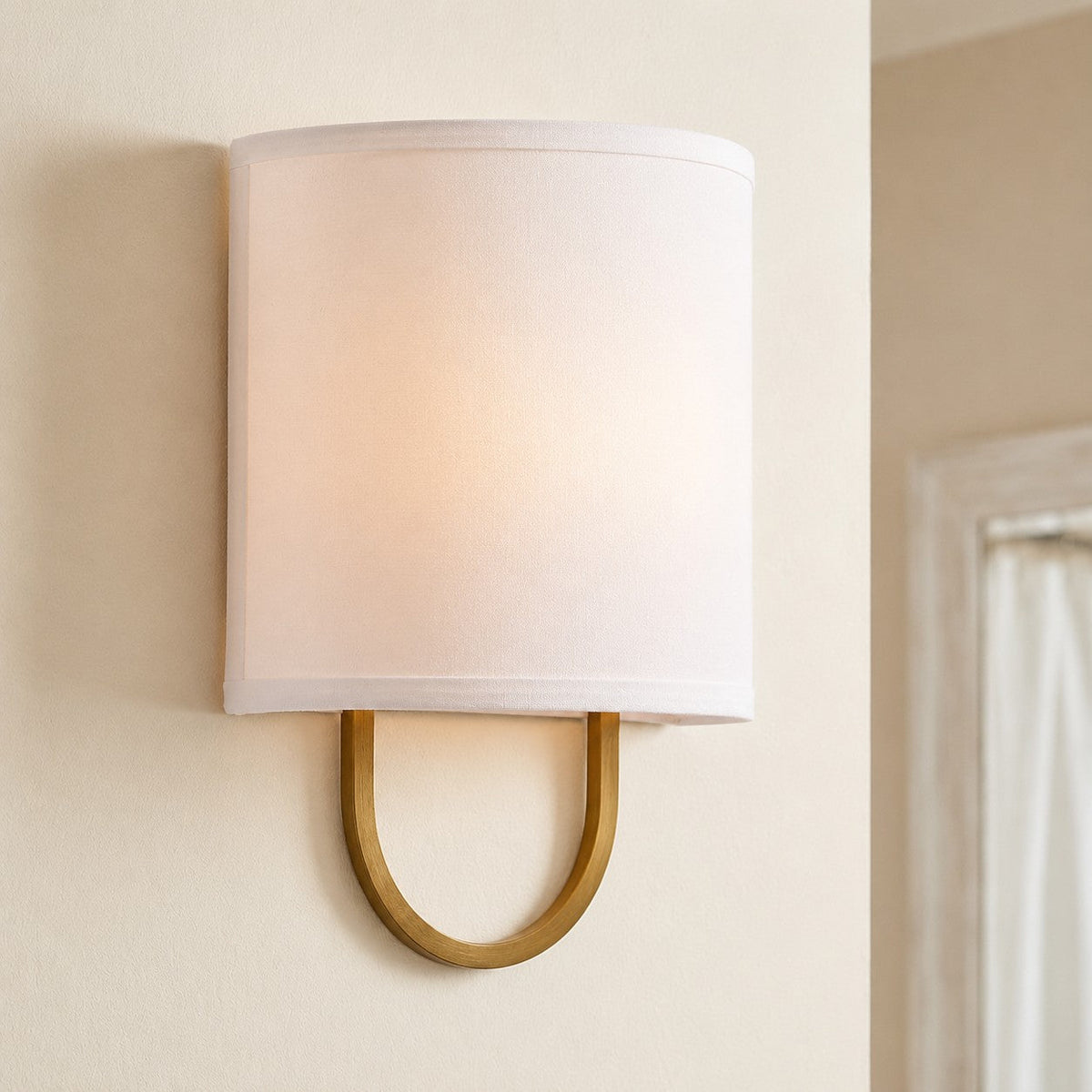 Wandlamp Stoffen Kap - Moderne Slaapkamer Wandverlichting voor Sfeervolle Ambiance