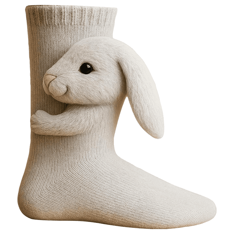 Knuffel Sokken met Dieren Design - Zachte Hugsokken voor Warmte en Comfort