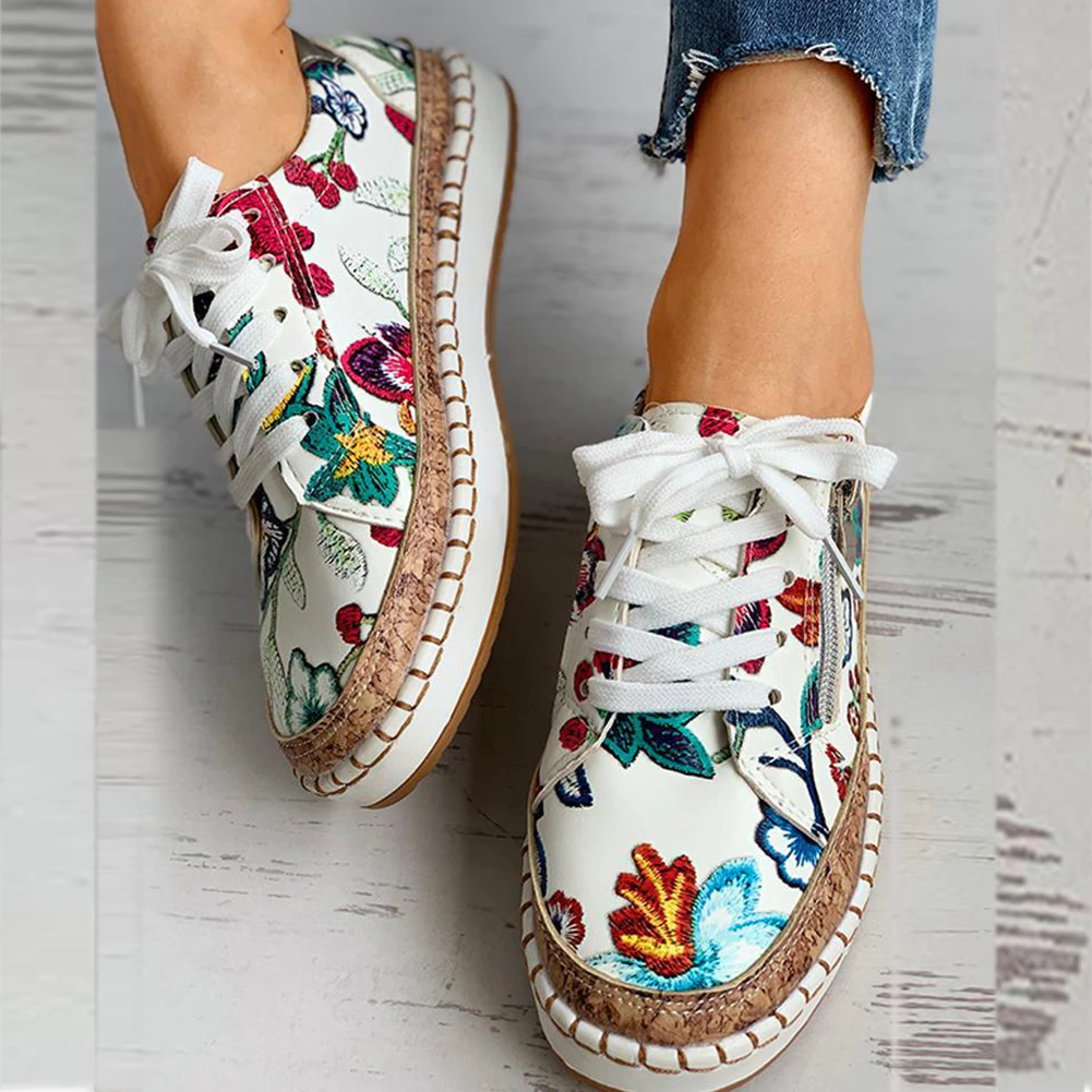Dames Instapschoen Ergonomisch Ademend Antislip Dubbele Demping Casual Loafer Comfortabel EU 35-43 Dagelijks
