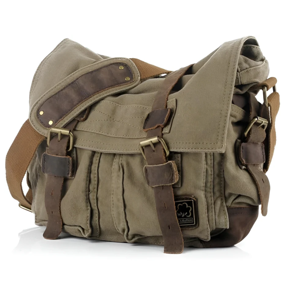 Canvas Crossbody Tas voor Heren - Ruim & Sterk - Ideaal voor Dagelijks Gebruik & Outdoor