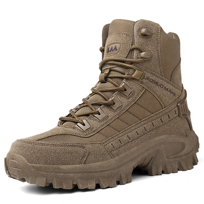 Waterdichte Werkschoenen Hoog met Antislip Zool Versterkte Enkel en Steunzool voor Outdoor Bouw Tuin