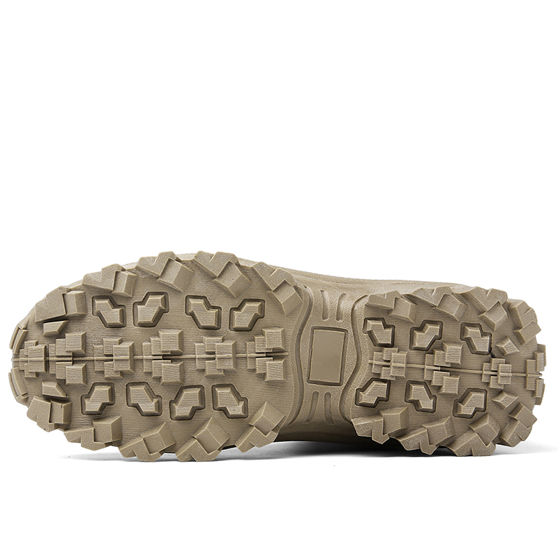 Waterdichte Werkschoenen Hoog met Antislip Zool Versterkte Enkel en Steunzool voor Outdoor Bouw Tuin