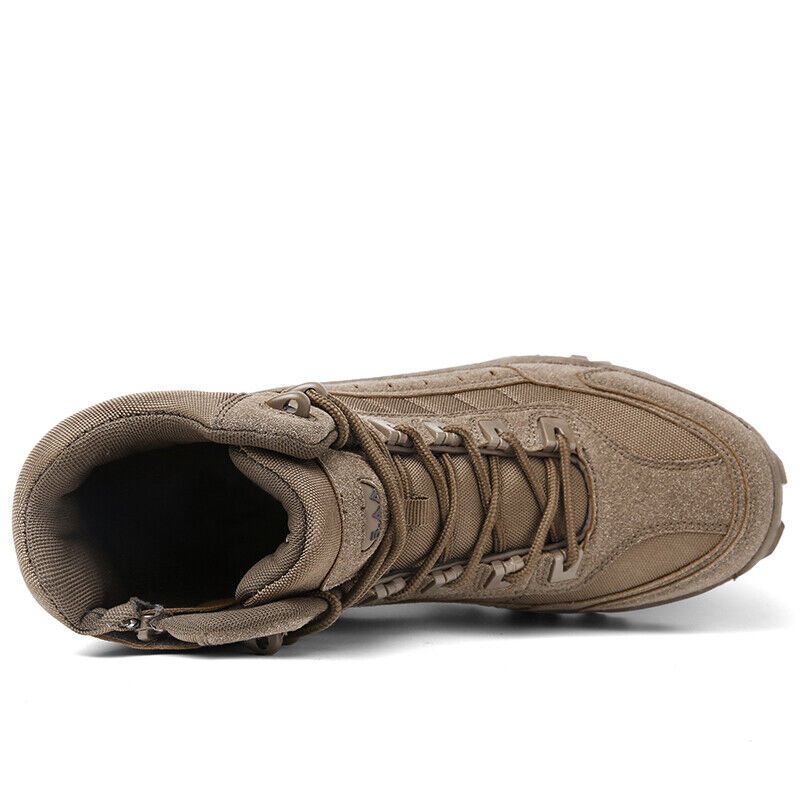 Waterdichte Werkschoenen Hoog met Antislip Zool Versterkte Enkel en Steunzool voor Outdoor Bouw Tuin