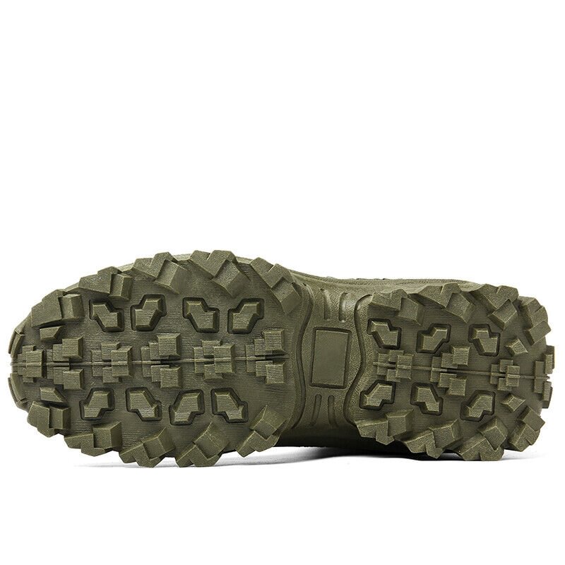 Waterdichte Werkschoenen Hoog met Antislip Zool Versterkte Enkel en Steunzool voor Outdoor Bouw Tuin