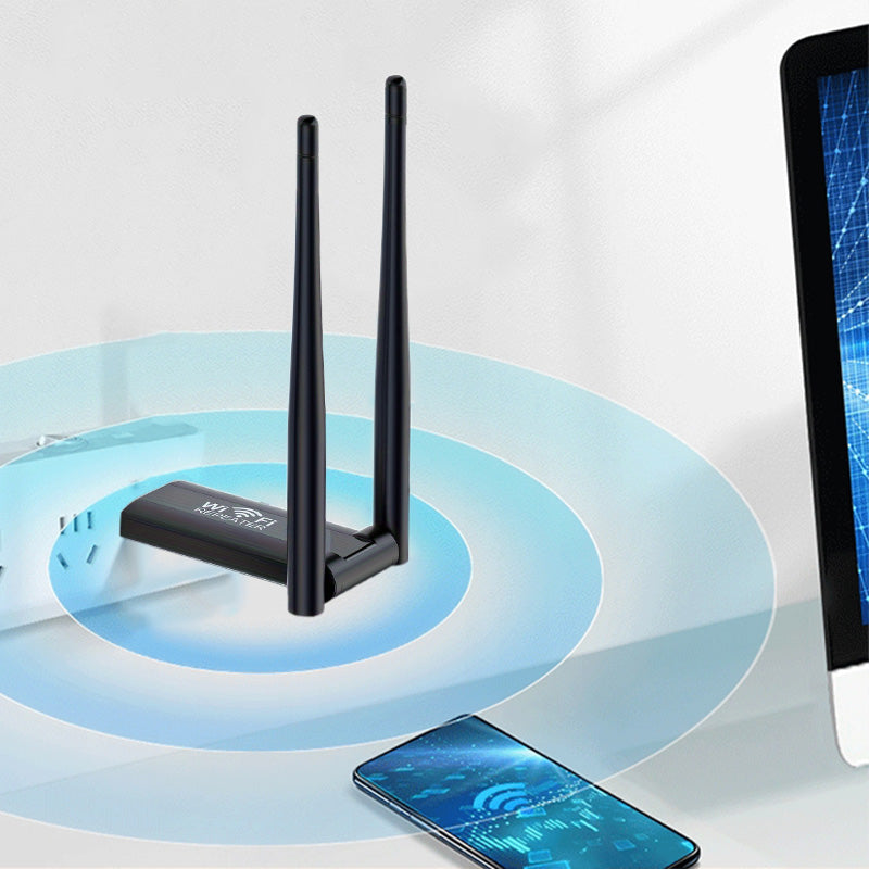WiFi Repeater 300Mbps - Verbetert je Draadloze Netwerkbereik - USB-Gevoed - Compact & Draagbaar