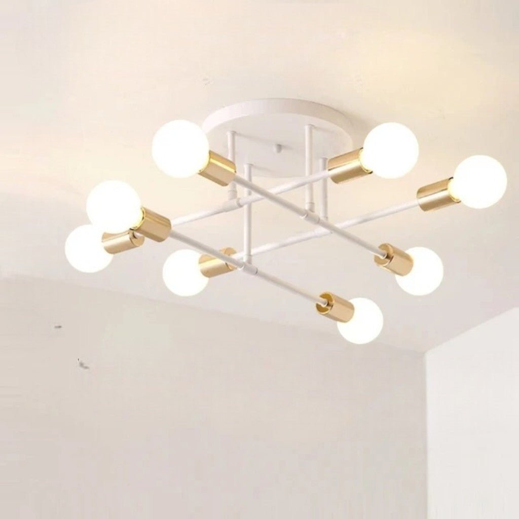 Plafondlamp Starburst IJzeren Armen E27 Nordic Mid-Century Design Moderne Verlichting voor Woonkamer Eetkamer