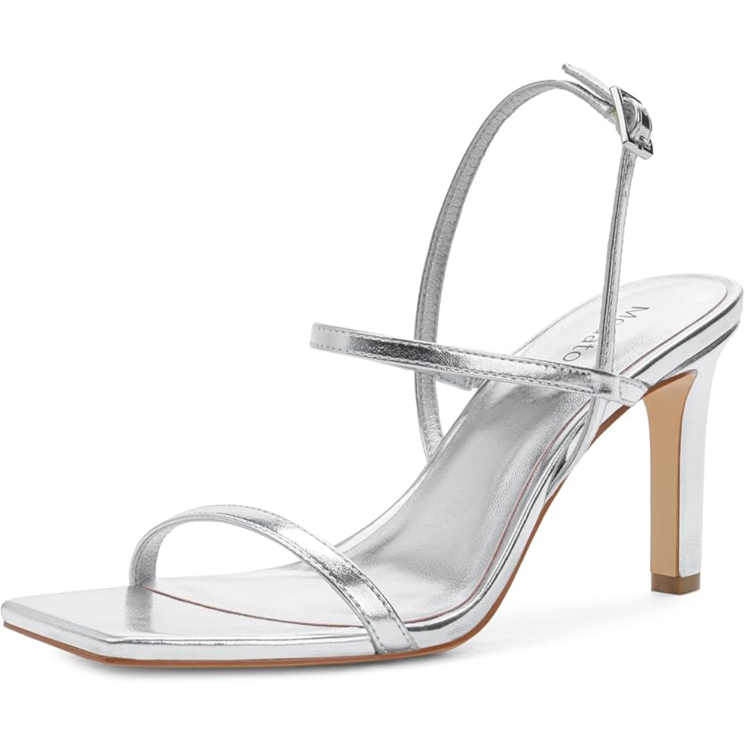 Strappy High Heel Sandalen met Enkelbandje - Elegant Open Teen Design voor Feesten en Speciale Gelegenheden