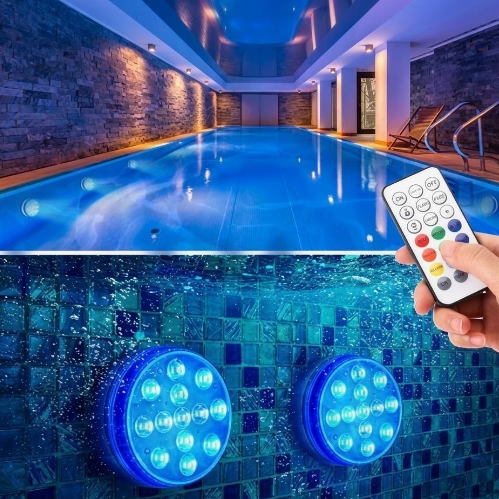 Onderwaterlamp LED Zwembad RGB met Afstandsbediening 13 Kleuren Waterdicht IP68 Decoratieverlichting