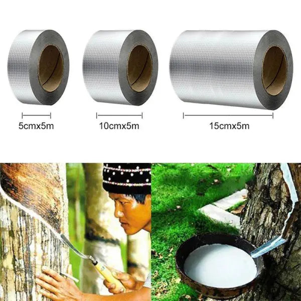 Waterdicht Reparatietape met Aluminium Afwerking voor Lekken Scheuren Voegen Hittebestendig Butylrubber