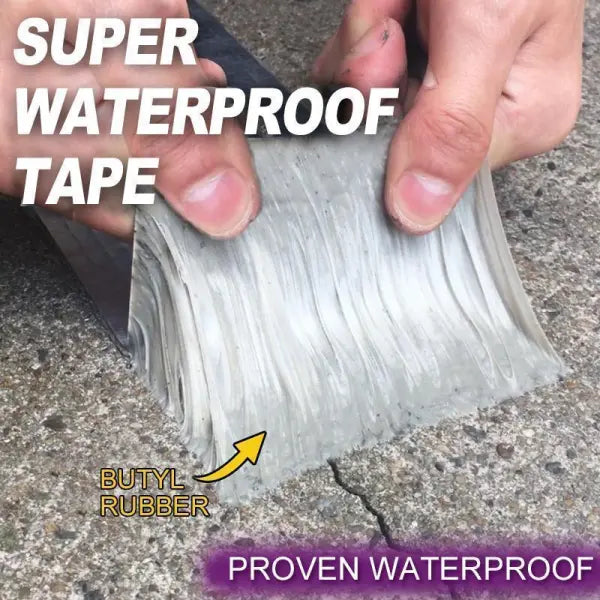 Waterdicht Reparatietape met Aluminium Afwerking voor Lekken Scheuren Voegen Hittebestendig Butylrubber