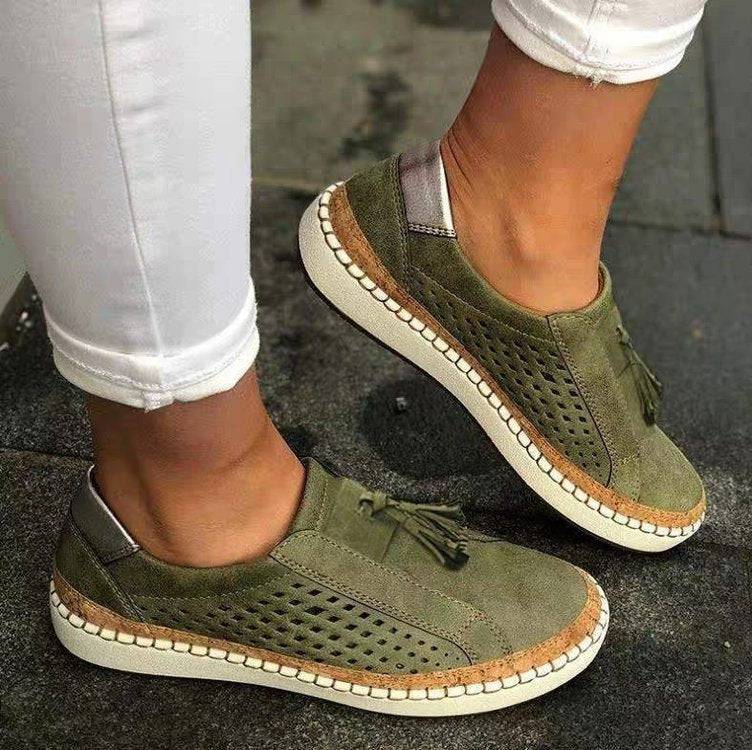 Orthopedische Dames Sneakers met Teenband voor Houdingscorrectie en Bunion Support - Grijs Zwart Comfortabel